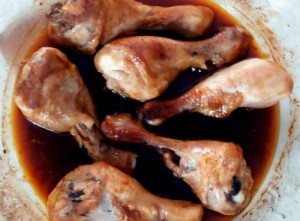 Kurczak w glazurze Sriracha