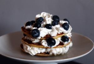 Borówki z pancake’ami