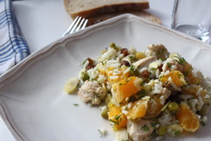 Sałatka orientalna z kurczakiem