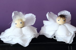 DIY: różane aniołki