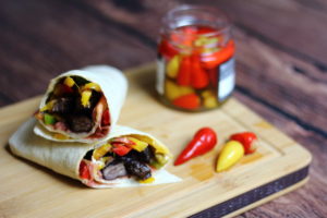 Fajitas wołowe z warzywami