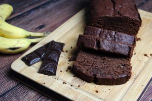 Ciasto czekoladowe z bananami