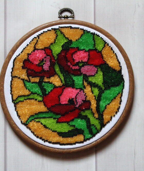 DIY: haft koralikowy dla wytrwałych