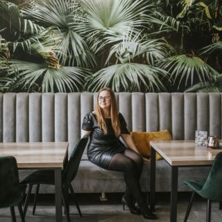 Serwetka składana w kokardkę