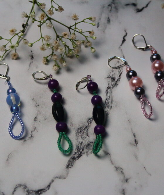 DIY: kolczyki z koralików